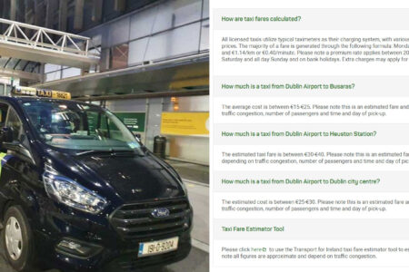 Taxi services in Dublin Airport
